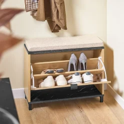 SoBuy Szafka na buty z jednymi drzwiami 60x24x50cm FSR201-N