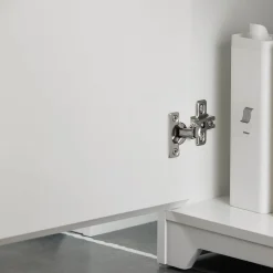 SoBuy Szafka pod umywalkę z dwoma drzwiczkami Biały 60x30x60cm BZR108-II-W