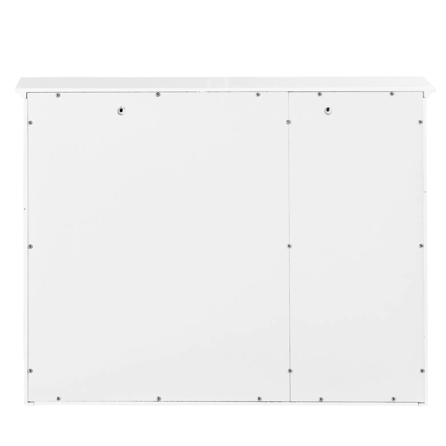 SoBuy Wisząca szafka z 2 drzwiczkami Biały 65x14x49cm BZR55-W