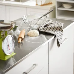 SoBuy Wyspa kuchenna z jedną szufladą Biały 120x56x90.5cm FKW117-W