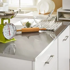 SoBuy Wyspa kuchenna z jedną szufladą Biały 120x56x90.5cm FKW117-W