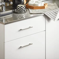 SoBuy Wyspa kuchenna z jedną szufladą Biały 120x56x90.5cm FKW117-W