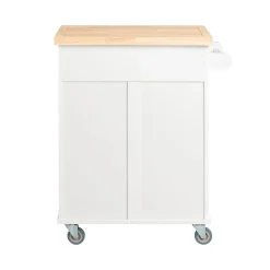 SoBuy Wózek kuchenny z szufladą 74x45.6x91cm Nowoczesny FKW119-NW