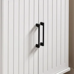 SoBuy Wózek kuchenny z szufladą 74x45.6x91cm Nowoczesny FKW119-NW