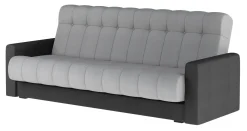 Sofa rozkładana z funkcją spania GARETT szara/czarna