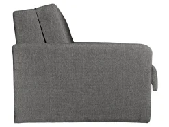 Sofa dwuosobowa Como z funkcja spania i pojemnikiem szara