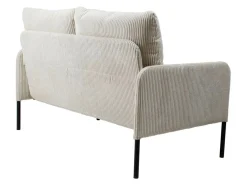 Sofa dwuosobowa Cord nierozkładana beżowa