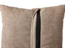 Sofa dwuosobowa tapicerowana jasnobrązowa