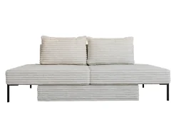 Sofa HANA 4w1 system wielofunkcyjny sztruks beż