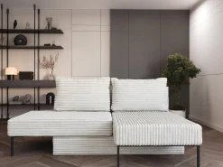 Sofa HANA 4w1 system wielofunkcyjny sztruks beż
