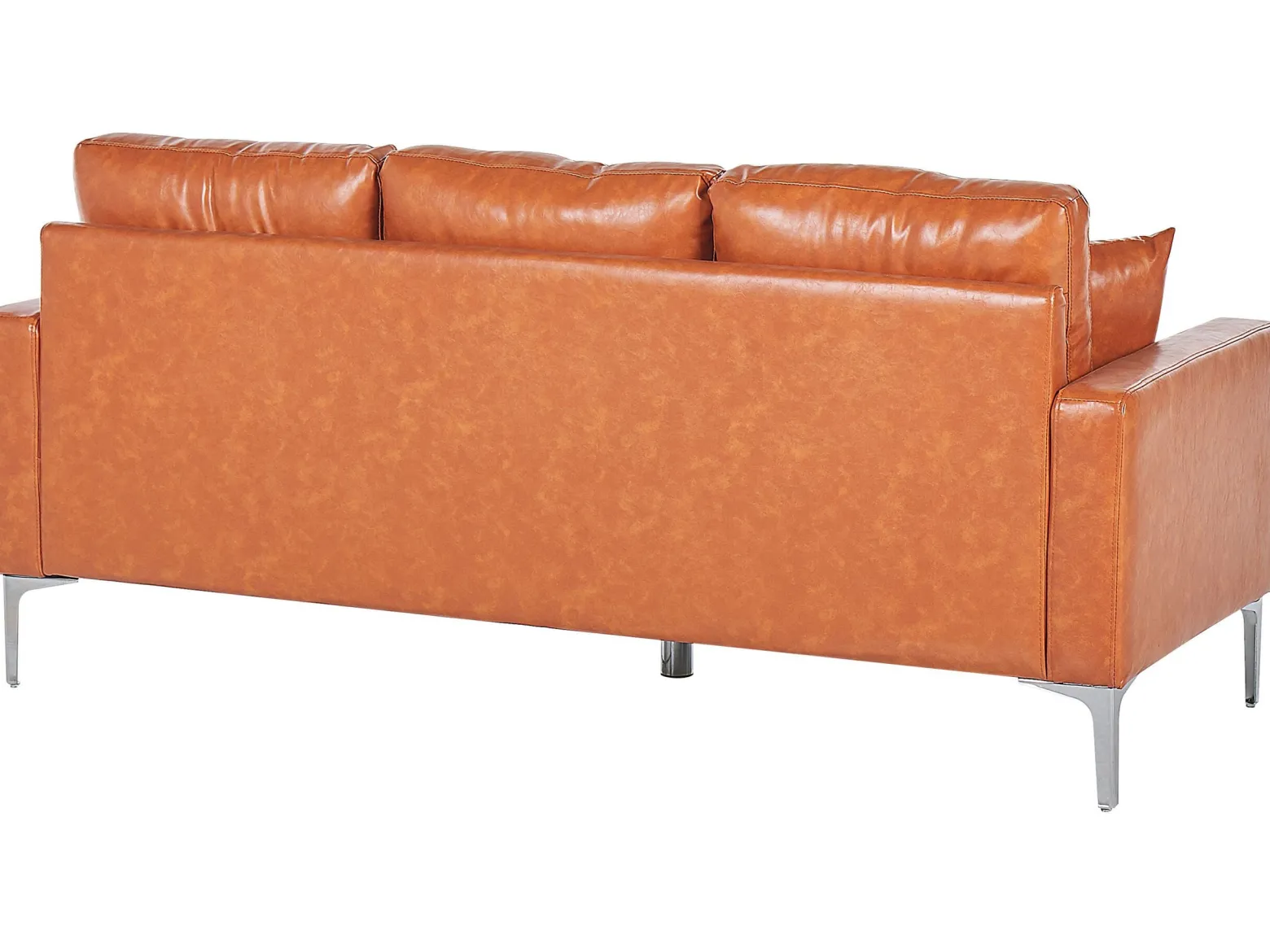 Sofa kanapa ekoskóra brązowa