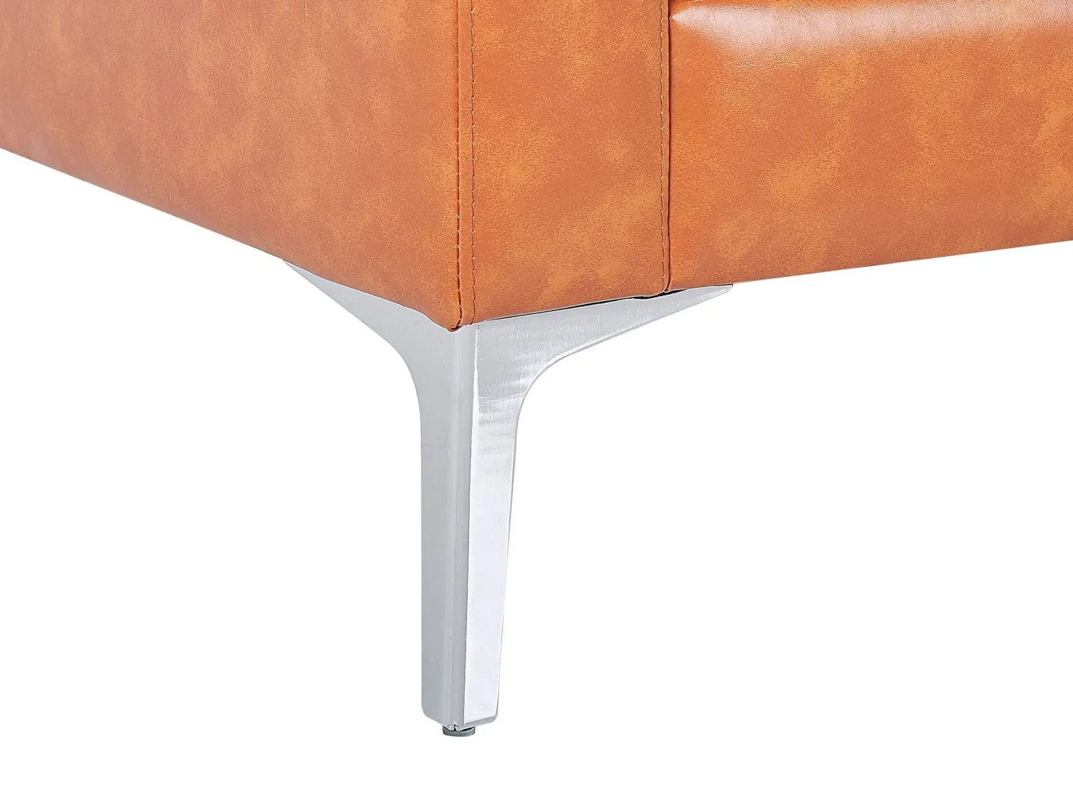 Sofa kanapa ekoskóra brązowa