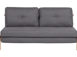 Sofa kanapa rozkładana 2-osobowa szara