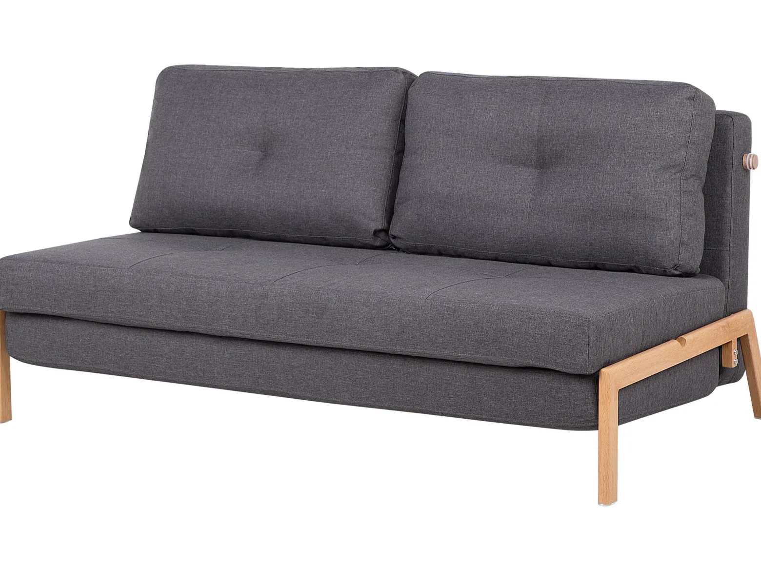 Sofa kanapa rozkładana 2-osobowa szara