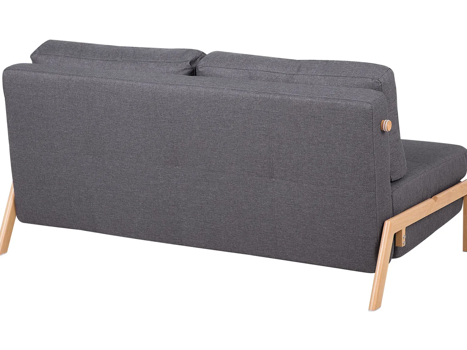 Sofa kanapa rozkładana 2-osobowa szara
