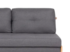 Sofa kanapa rozkładana 2-osobowa szara