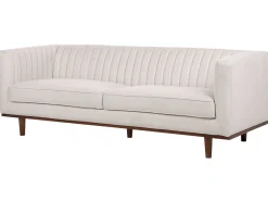 Sofa kanapa tapicerowana 3-osobowa beżowa
