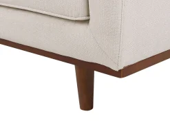 Sofa kanapa tapicerowana 3-osobowa beżowa