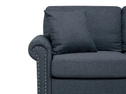 Sofa kanapa trzyosobowa tkanina szara
