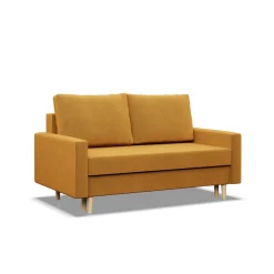 Sofa kanapa z funkcją spania ŻÓŁTA bonell