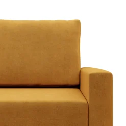 Sofa kanapa z funkcją spania ŻÓŁTA
