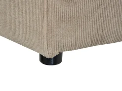 Sofa modułowa 2-osobowa sztruks beżowoszara