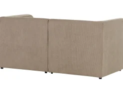 Sofa modułowa 2-osobowa sztruks beżowoszara