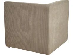 Sofa modułowa 2-osobowa sztruks beżowoszara