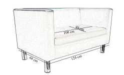 Sofa Monaco nogi 20 venge MG09