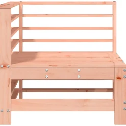 Sofa narożna Brąz Drewno daglezjowe sofa narożna vidaXL