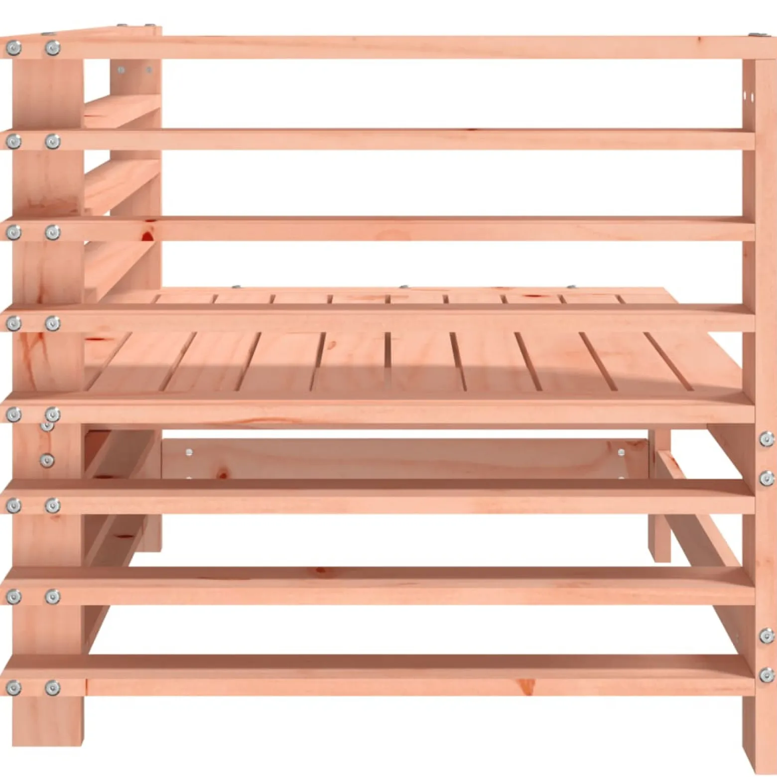 Sofa narożna Brąz Drewno daglezjowe sofa narożna vidaXL