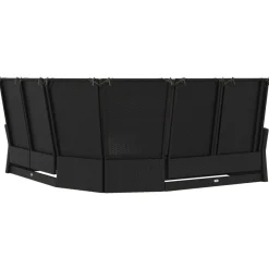 Sofa narożna Czarny Technorattan vidaXL