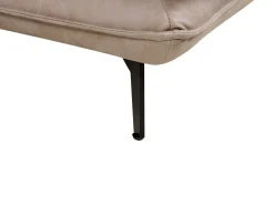 Sofa narożna lewostronna 3 osobowa jasnobrązowy