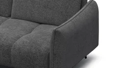 Sofa narożna 5 osobowa lewa AERA, ciemnoszara
