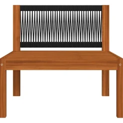 Sofa ogrodowa Kremowy Drewno akacjowe 4-osobowa vidaXL
