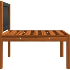 Sofa ogrodowa Kremowy Drewno akacjowe 4-osobowa vidaXL