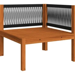 Sofa ogrodowa Kremowy Drewno akacjowe 4-osobowa vidaXL