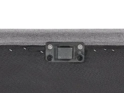 Sofa ogrodowa tapicerowana dla 3 osób szara