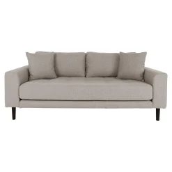 Sofa 3-osobowa Lido beżowa bukowe nogi w stylu skandynawskim
