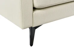 Sofa 3-osobowa tapicerowana jasnobeżowa