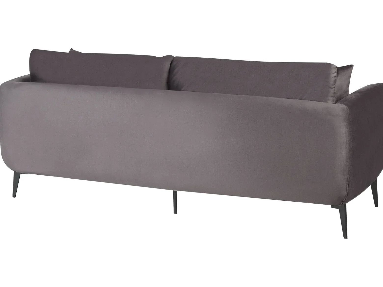 Sofa 3-osobowa welur beżowoszara