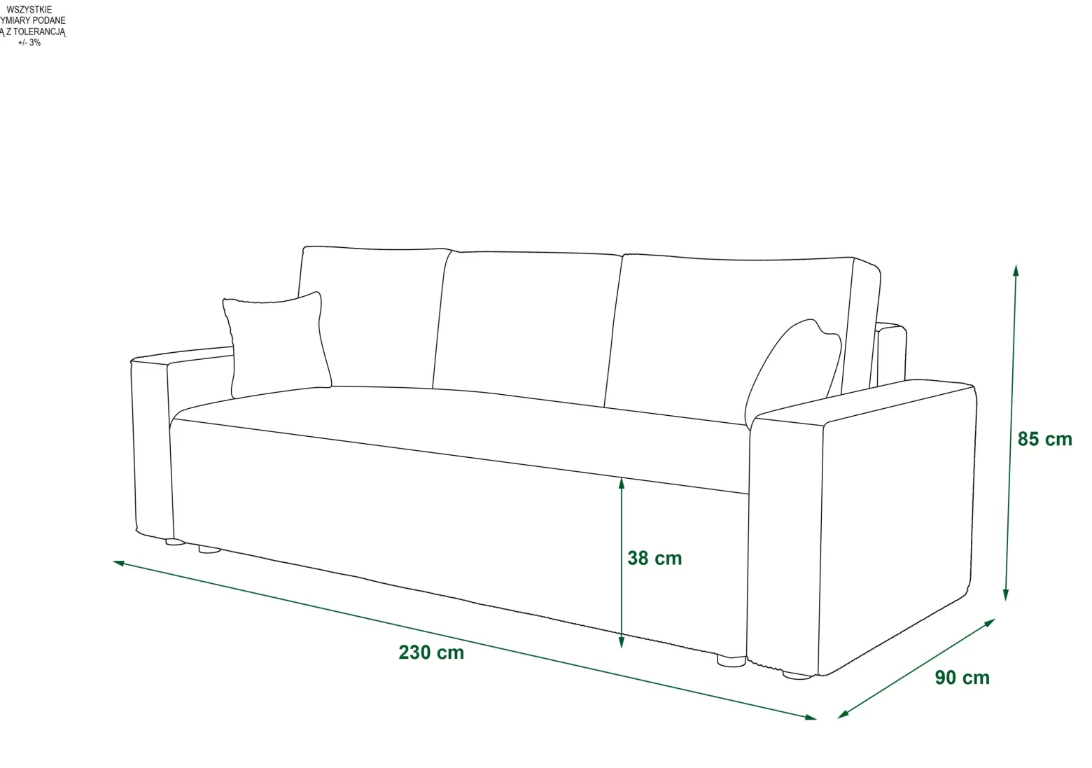 Sofa 1 Poso 100