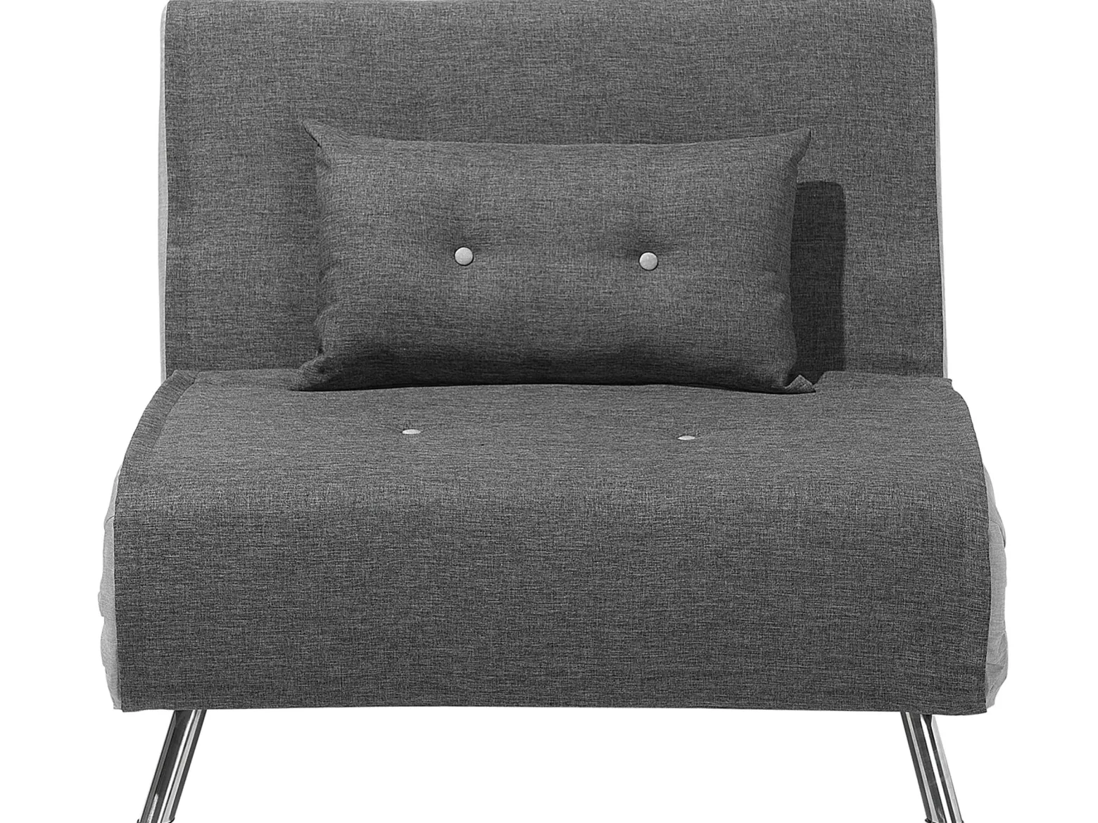 Sofa rozkładana funkcja spania ciemnoszara