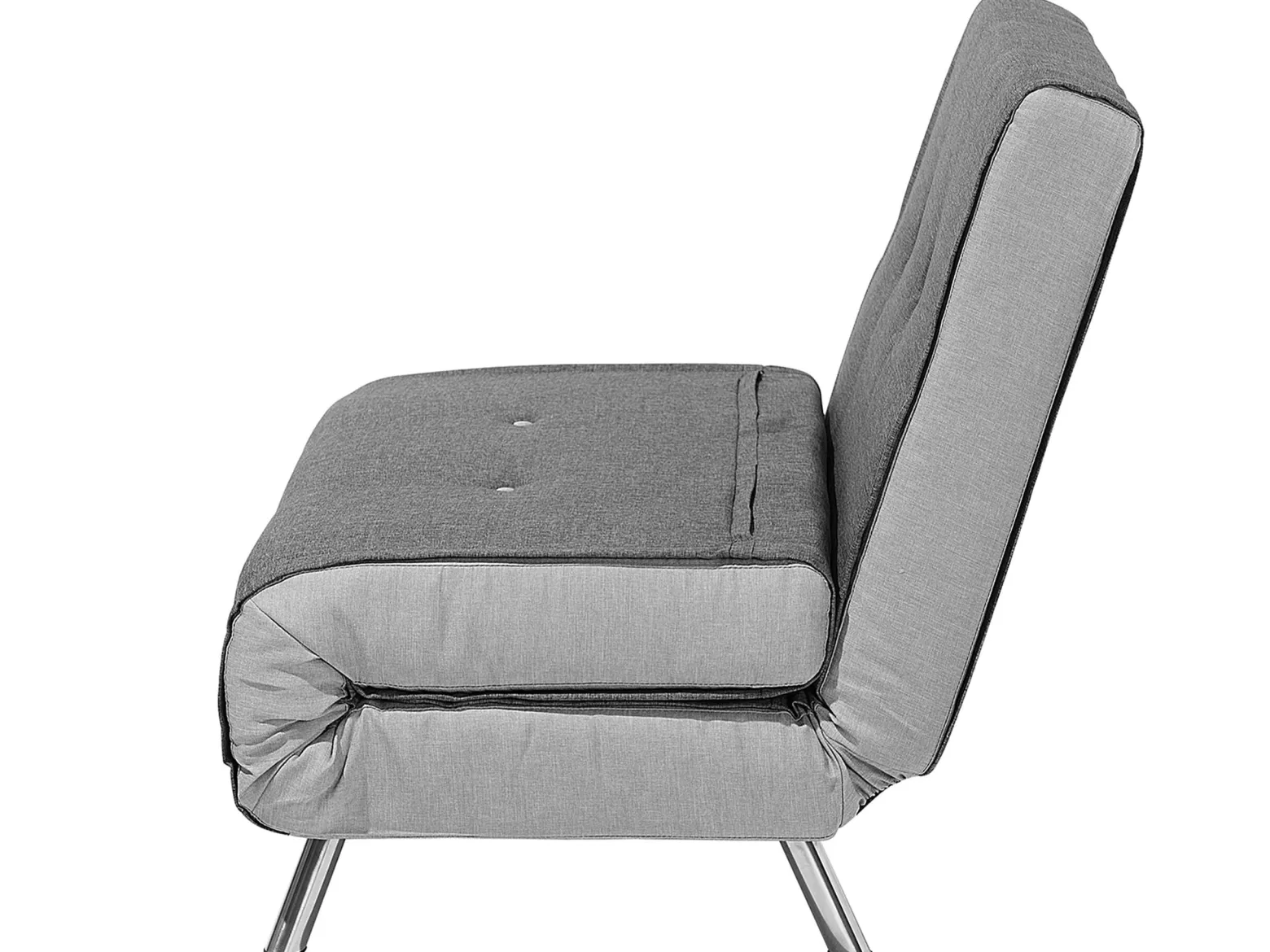 Sofa rozkładana funkcja spania ciemnoszara
