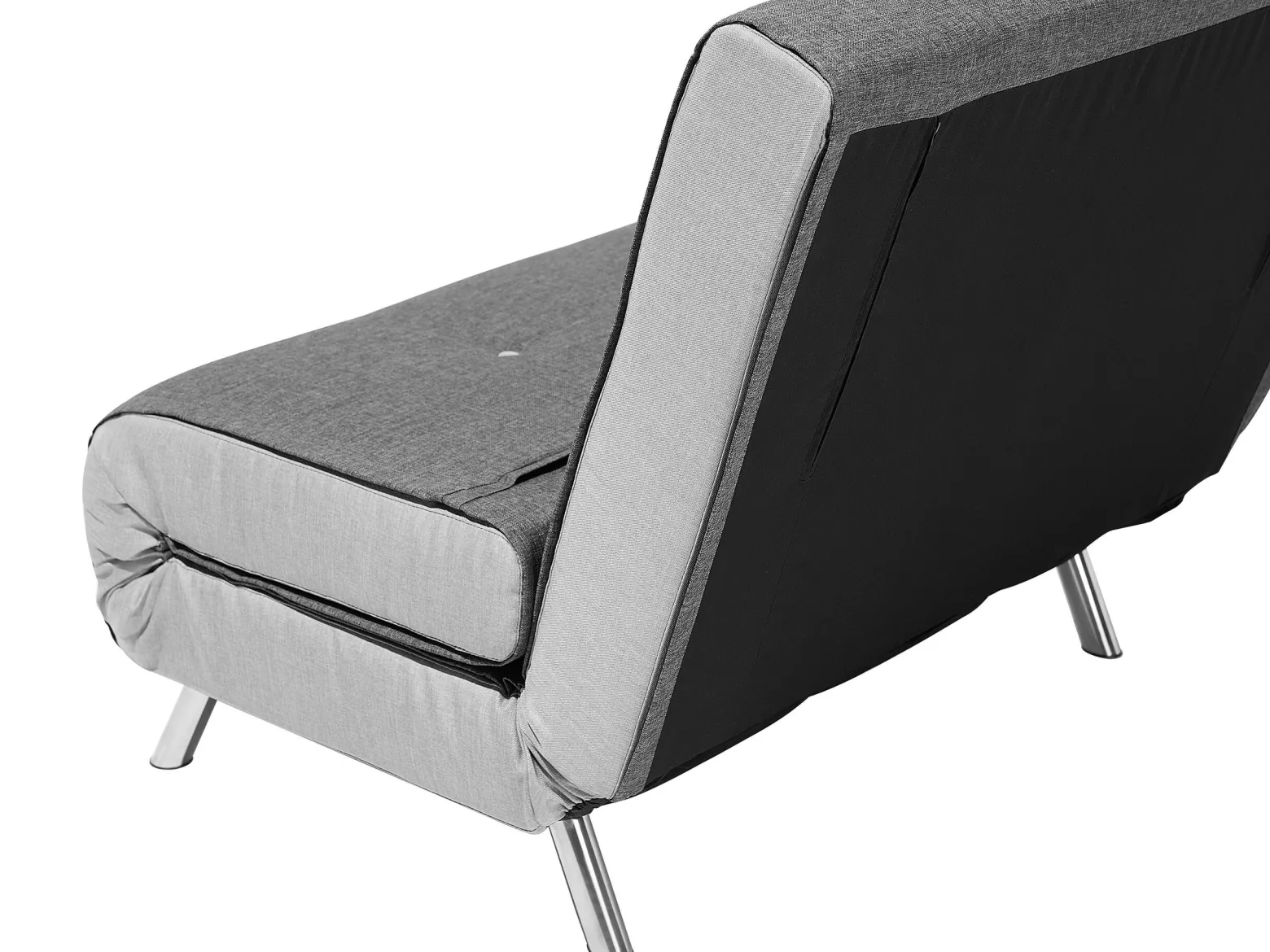 Sofa rozkładana funkcja spania ciemnoszara