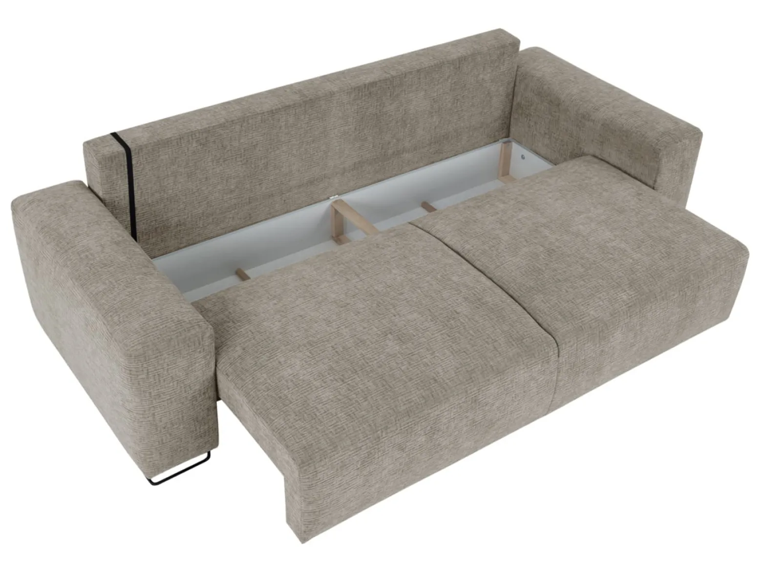 Sofa trzyosobowa Kizo rozkładana beżowa