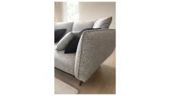 Sofa trzyosobowa Nanos 3 nierozkładana szara
