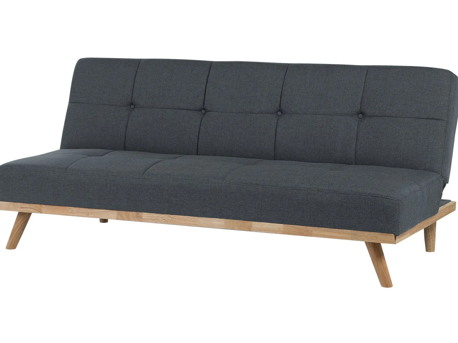 Sofa trzyosobowa rozkładana ciemnoszara