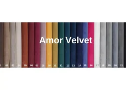 Sofa uszak 3-osobowa chesterfield glamour szara velvet HR45 nogi ludwik