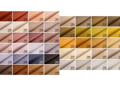 Sofa uszak 3-osobowa chesterfield glamour szara velvet HR45 nogi ludwik